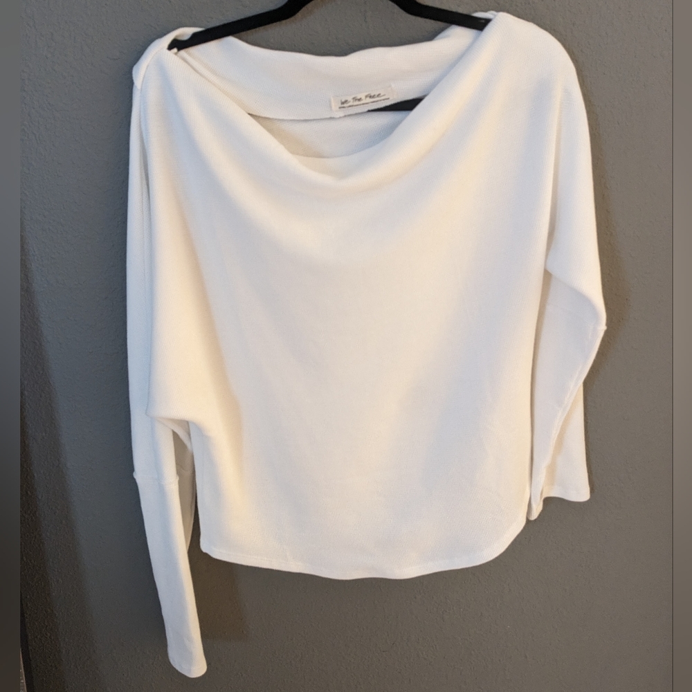 Free People Fuji Thermal Ivory Top